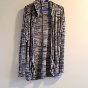 Bench open cardigan with hood